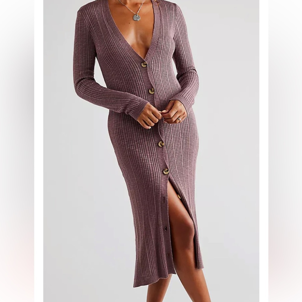 Free People Date Night Long Cardigan